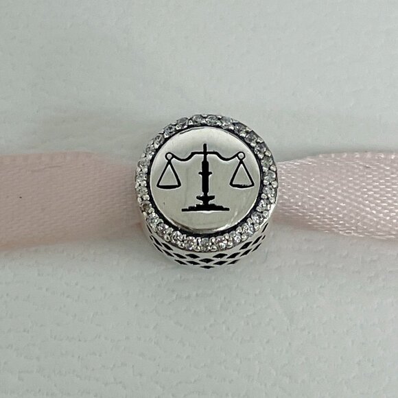 Pandora Jewelry - Pandora Scales of Justice Charm Judge Lawyer Attorney Law Student School Bead